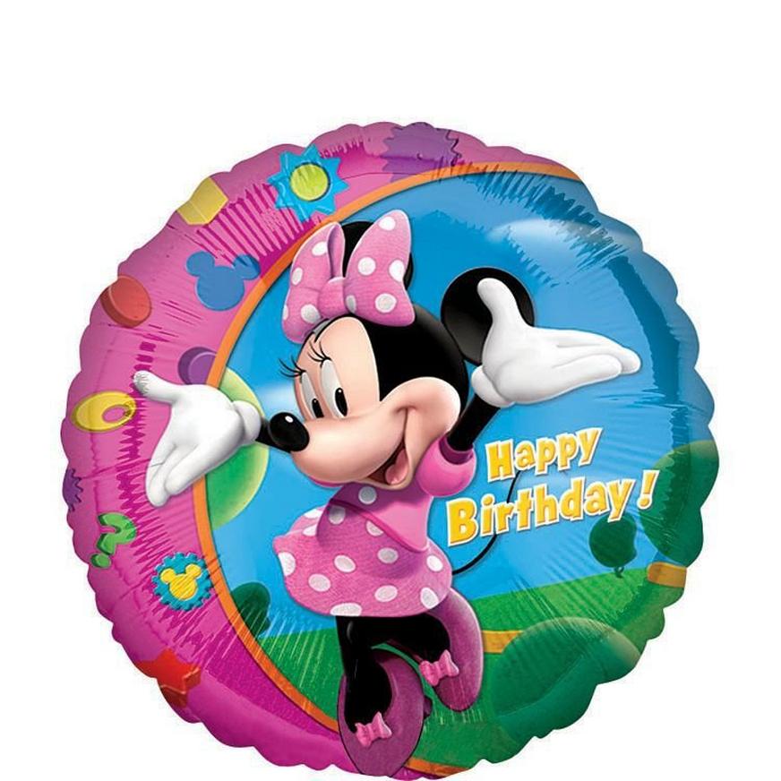Minnie Mouse 1st Birthday Balloon Bouquet 5pc